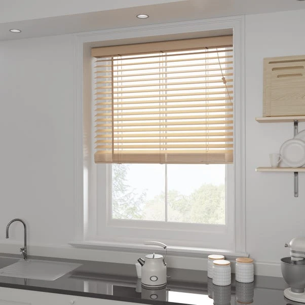 Dunelm Oak Effect 50mm Slats Venetian Blind 7 Dunelm Oak Effect 50mm Slats Venetian Blind - Image 5