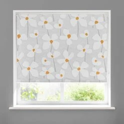Dunelm Elements Lena Floral Ochre Blackout Roller Blind 10 Dunelm Elements Lena Floral Ochre Blackout Roller Blind -Dunelm Sales Store 1000157512 alt01