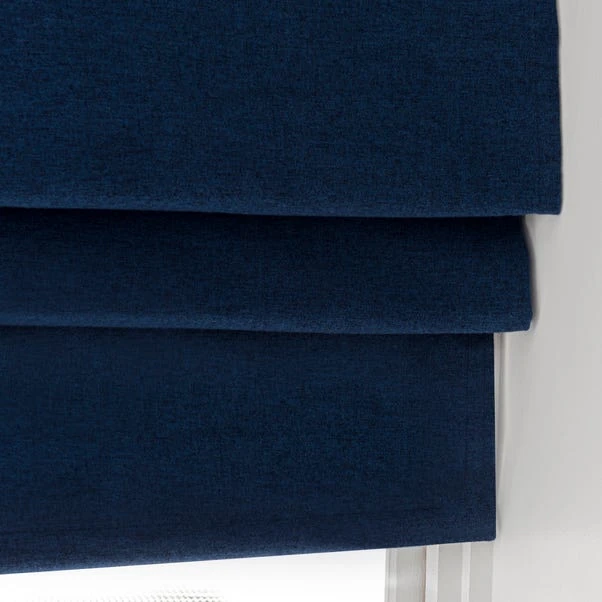 Dunelm Luna Navy Blackout Roman Blind 5 Dunelm Luna Navy Blackout Roman Blind - Image 3