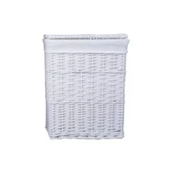 Dunelm Versailles White Square Laundry Basket -Dunelm Sales Store 1000159786 alt04