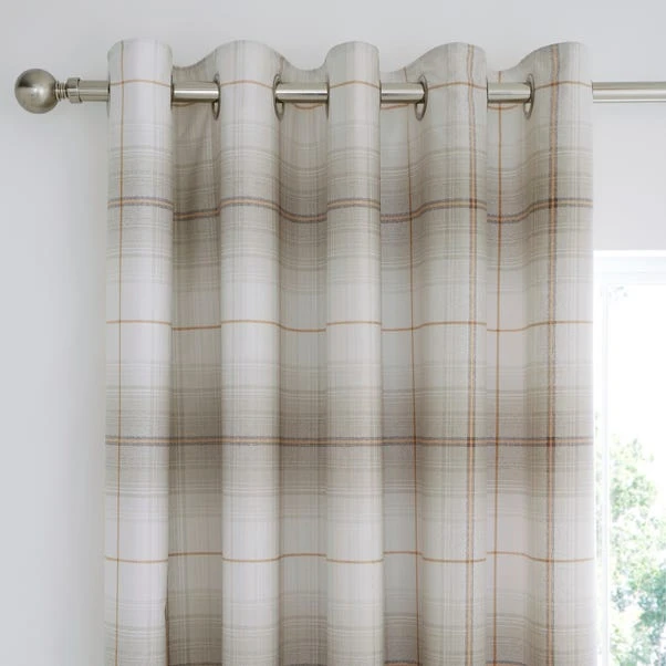 Dunelm Albie Natural Blackout Eyelet Curtains 4 Dunelm Albie Natural Blackout Eyelet Curtains - Image 2