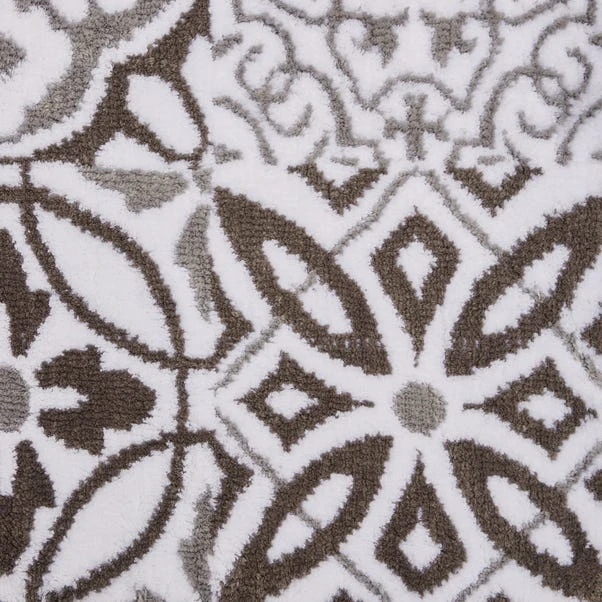 Dunelm Geo Tile Grey Bath Mat 4 Dunelm Geo Tile Grey Bath Mat - Image 2