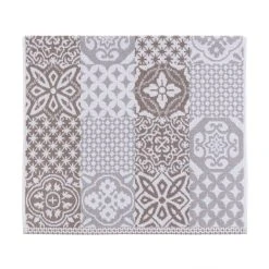 Dunelm Geo Tile Grey Towel 11 Dunelm Geo Tile Grey Towel -Dunelm Sales Store 1000160198 alt03