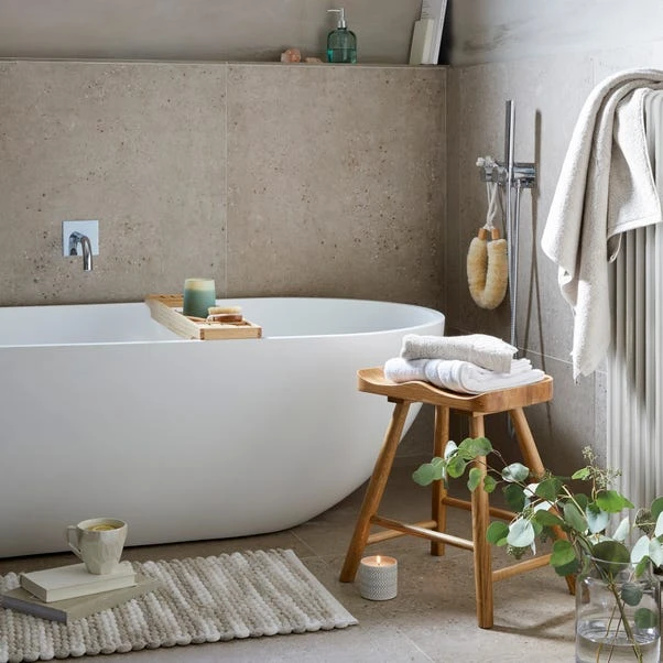 Dunelm Marble Natural Bath Mat 5 Dunelm Marble Natural Bath Mat - Image 3