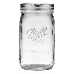 Pack Of 4 Ball Mason 945ml Wide Mouth Preserving Jars 8 Pack Of 4 Ball Mason 945ml Wide Mouth Preserving Jars -Dunelm Sales Store 1000161637 alt02