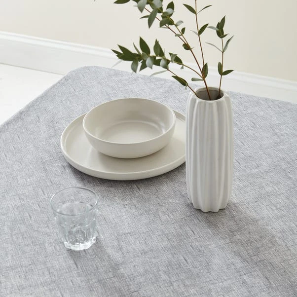 Dunelm Grey Wipe Clean Tablecloth 5 Dunelm Grey Wipe Clean Tablecloth - Image 3