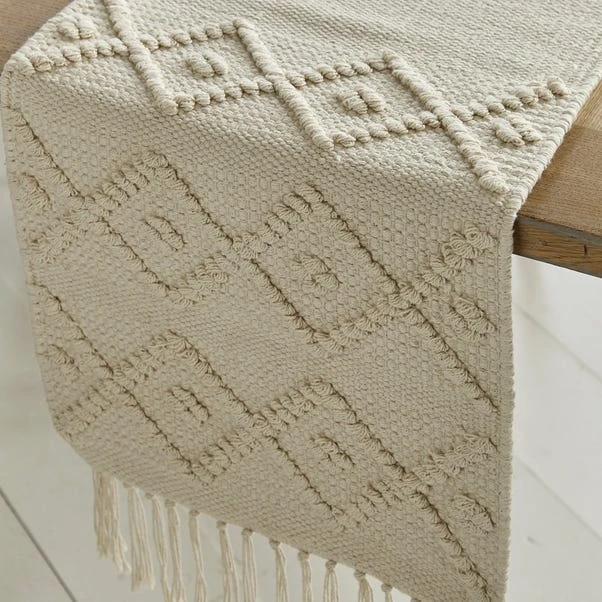 Dunelm Macrame Global Textured Table Runner 5 Dunelm Macrame Global Textured Table Runner - Image 3
