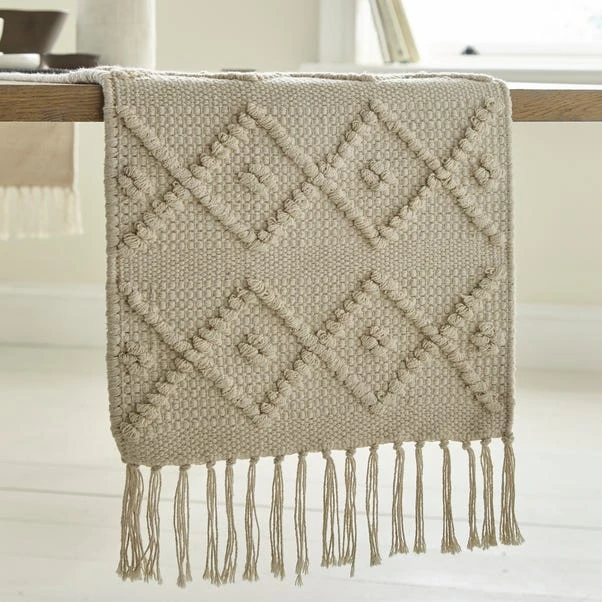 Dunelm Macrame Global Textured Table Runner 6 Dunelm Macrame Global Textured Table Runner - Image 4