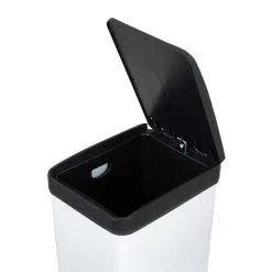 Dunelm White Gloss 30L Slim Bin -Dunelm Sales Store 1000165277 alt02