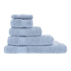 Dunelm Sky Blue Egyptian Cotton Towel 13 Dunelm Sky Blue Egyptian Cotton Towel -Dunelm Sales Store 1000167224 alt04