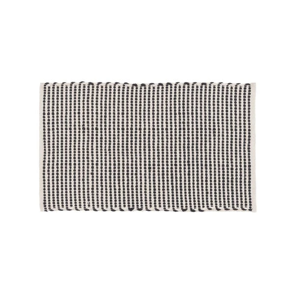 Dunelm Flat Weave Monochrome Bath Mat 4 Dunelm Flat Weave Monochrome Bath Mat - Image 2