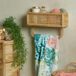 Dunelm French Cane Shelf Towel Rail 11 Dunelm French Cane Shelf Towel Rail -Dunelm Sales Store 1000167294 alt03