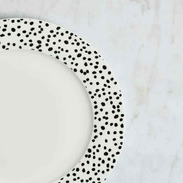 Dunelm Dottie Black 12 Piece Dinner Set 6 Dunelm Dottie Black 12 Piece Dinner Set - Image 4