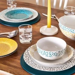 Dunelm Dotty Ochre 12 Piece Dinner Set 9 Dunelm Dotty Ochre 12 Piece Dinner Set -Dunelm Sales Store 1000167995 alt03