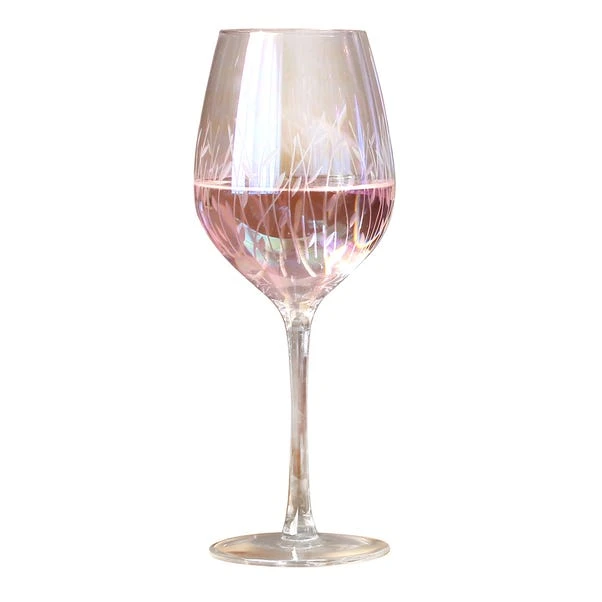 Dunelm Set Of 4 Cut Lustre Wine Glasses 4 Dunelm Set Of 4 Cut Lustre Wine Glasses - Image 2