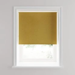 Dunelm Luna Old Gold Blackout Roller Blind -Dunelm Sales Store 1000180120 alt01