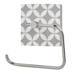 Dunelm Geo Tile Grey Toilet Roll Holder 8 Dunelm Geo Tile Grey Toilet Roll Holder -Dunelm Sales Store 1000180572 alt02