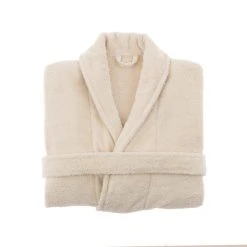 Dunelm Egyptian Cotton Natural Bath Robe 11 Dunelm Egyptian Cotton Natural Bath Robe -Dunelm Sales Store 1000180749 alt02