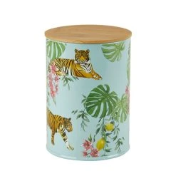 Dunelm Tiger Tropics Metal Kitchen Canister -Dunelm Sales Store 1000181971 alt01