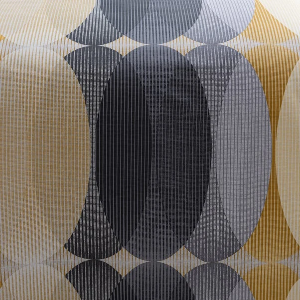 Elements Elijah Ochre Blackout Eyelet Curtains 6 Elements Elijah Ochre Blackout Eyelet Curtains - Image 4