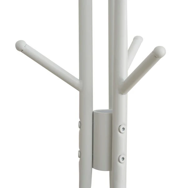 Dunelm White Coat Stand 4 Dunelm White Coat Stand - Image 2