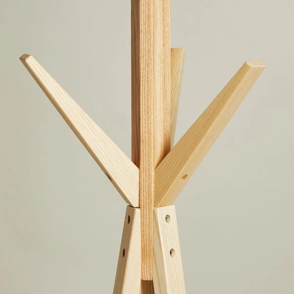 The Edited Life Ash Wood Coat Stand With Shelves 5 The Edited Life Ash Wood Coat Stand With Shelves - Image 3