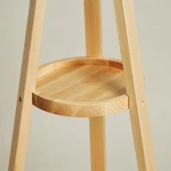 The Edited Life Ash Wood Coat Stand With Shelves 10 The Edited Life Ash Wood Coat Stand With Shelves -Dunelm Sales Store 1000182497 alt03