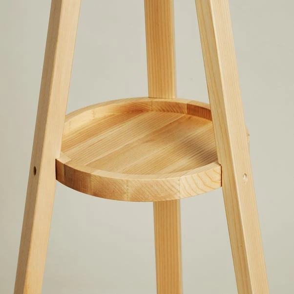 The Edited Life Ash Wood Coat Stand With Shelves 6 The Edited Life Ash Wood Coat Stand With Shelves - Image 4