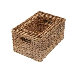 Dunelm Water Hyacinth Set Of 3 Small Baskets 9 Dunelm Water Hyacinth Set Of 3 Small Baskets -Dunelm Sales Store 1000182514 alt03