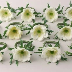 Dunelm Set Of 12 Anemone Napkin Rings 7cm -Dunelm Sales Store 1000182745 alt02