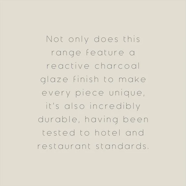 The Edited Life Urban Charcoal 12 Piece Dinner Set 5 The Edited Life Urban Charcoal 12 Piece Dinner Set - Image 3