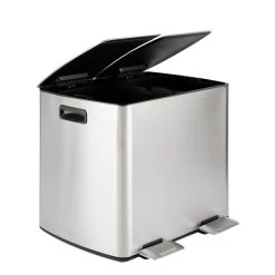 Dunelm Stainless Steel 40L Curve Recycling Bin -Dunelm Sales Store 1000185514 alt03