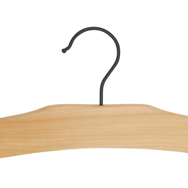 Dunelm Wooden Black Multi Trouser Hanger 5 Dunelm Wooden Black Multi Trouser Hanger - Image 3