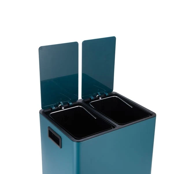 Dunelm 24L Matt Peacock Pedal Bin 6 Dunelm 24L Matt Peacock Pedal Bin - Image 4