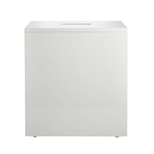 Lloyd Pascal Jasper White Gloss Bathroom Tidy With Removable Lid 6 Lloyd Pascal Jasper White Gloss Bathroom Tidy With Removable Lid - Image 4