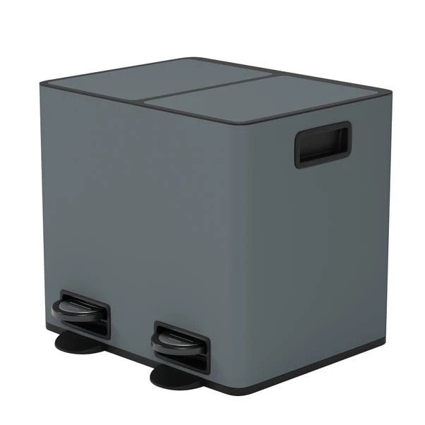 Vintage 16L Low Recycling Bin Charcoal 5 Vintage 16L Low Recycling Bin Charcoal - Image 3