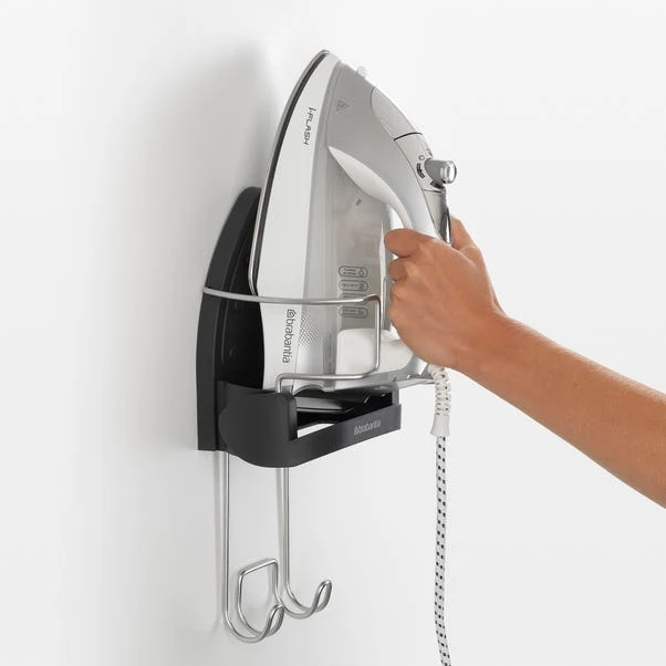 Brabantia Ironing Board Hanger And Iron Store In Black 3 Brabantia Ironing Board Hanger And Iron Store In Black