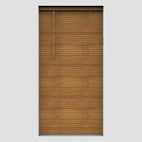 Dunelm Hardwood Oak 25mm Slats Venetian Blind 3 Dunelm Hardwood Oak 25mm Slats Venetian Blind