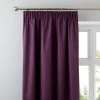 Dunelm Solar Aubergine Blackout Pencil Pleat Curtains 1 Dunelm Solar Aubergine Blackout Pencil Pleat Curtains -Dunelm Sales Store 30034891009