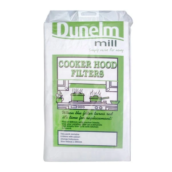 Dunelm Pack Of Two Universal Colour Change Extractor Hood Filters 3 Dunelm Pack Of Two Universal Colour Change Extractor Hood Filters