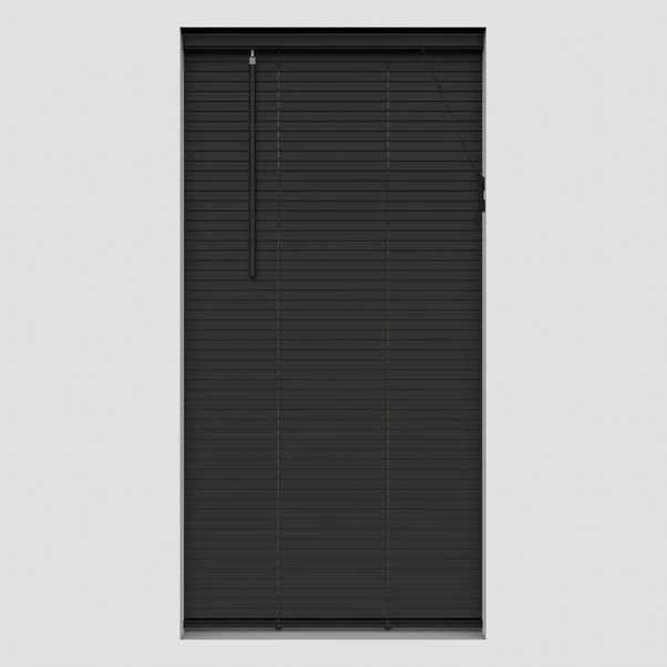 Dunelm Hardwood Black 25mm Slats Venetian Blind 3 Dunelm Hardwood Black 25mm Slats Venetian Blind