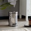 Dunelm Bathroom Basics 3-Litre Silver Pedal Bin -Dunelm Sales Store 30054117
