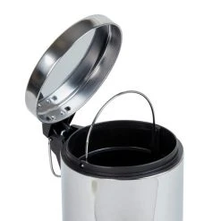Dunelm Bathroom Basics 3-Litre Silver Pedal Bin 7 Dunelm Bathroom Basics 3-Litre Silver Pedal Bin -Dunelm Sales Store 30054117 alt02