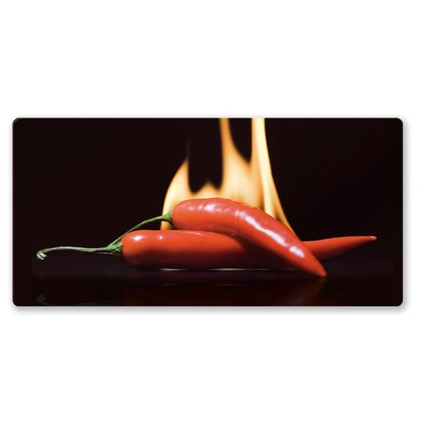 Dunelm Hot Chilli Black Hob Cover 5 Dunelm Hot Chilli Black Hob Cover - Image 3