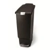 Simplehuman 40 Litre Slim Black Recycling Bin 1 Simplehuman 40 Litre Slim Black Recycling Bin -Dunelm Sales Store 30077003