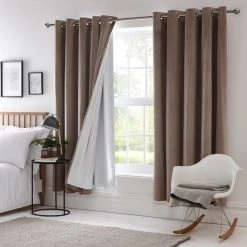 Dunelm Blackout Eyelet Curtain Linings