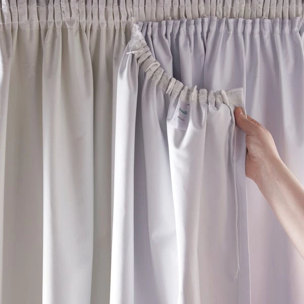 Dunelm Pencil Pleat Blackout Curtain Linings 4 Dunelm Pencil Pleat Blackout Curtain Linings - Image 2