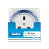 Status 24 Hour Compact Mechanical Plug Timer 1 Status 24 Hour Compact Mechanical Plug Timer -Dunelm Sales Store 30085164