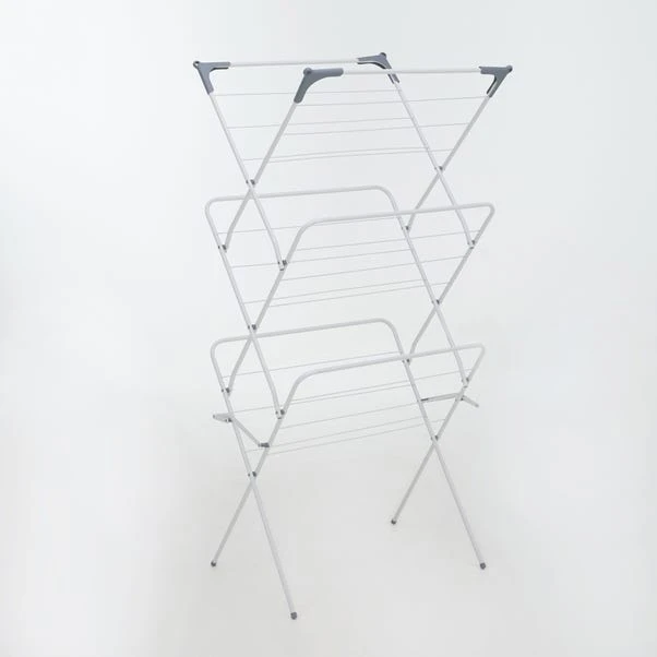 Dunelm White Deluxe 3 Tier Airer 3 Dunelm White Deluxe 3 Tier Airer
