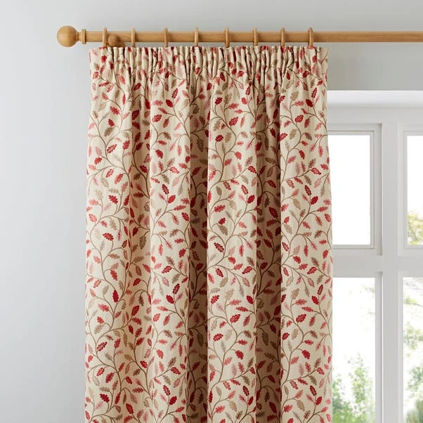 Luxury Collection Heritage Glava Terracotta Pencil Pleat Curtains 3 Luxury Collection Heritage Glava Terracotta Pencil Pleat Curtains